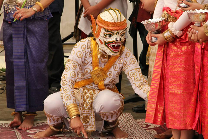 Traditional costume detail